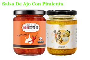 Salsa De Ajo Con Pimienta